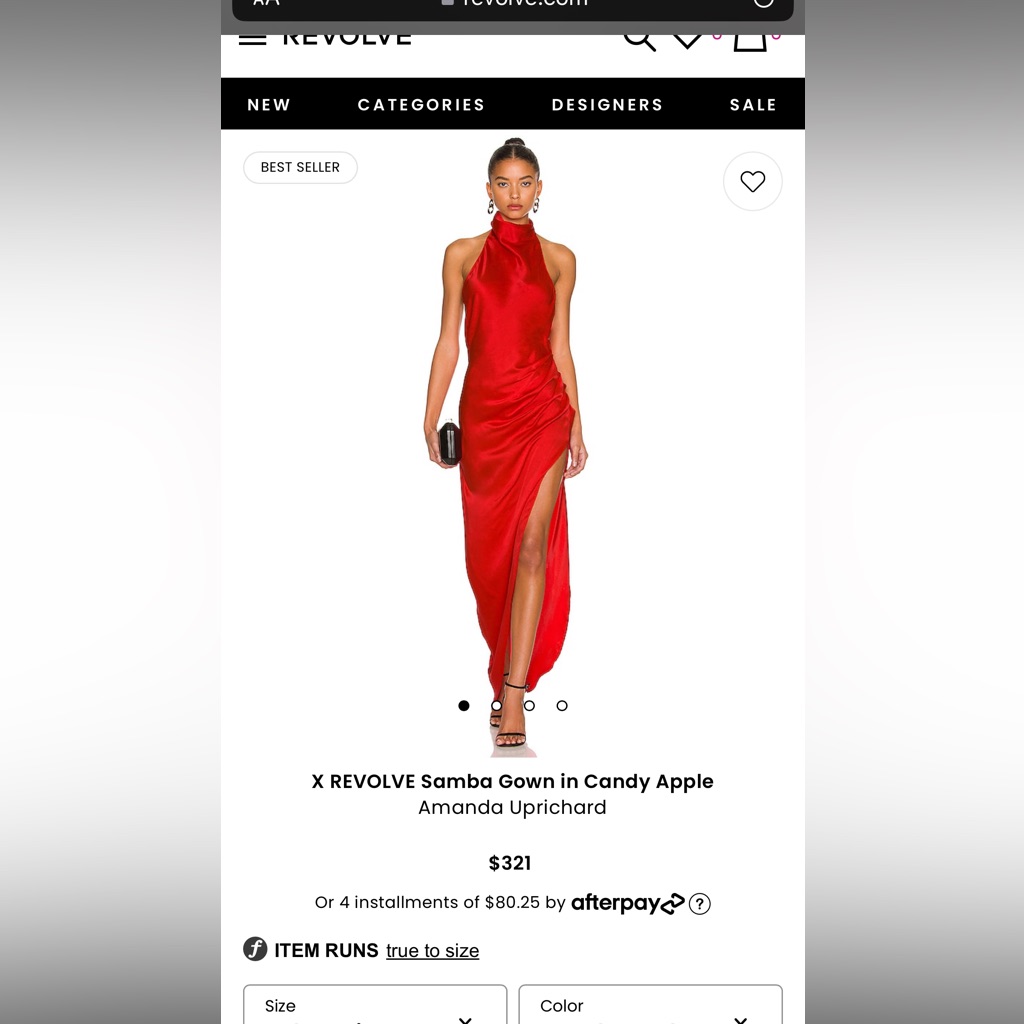 Amanda Uprichard Formal Maxi Dress